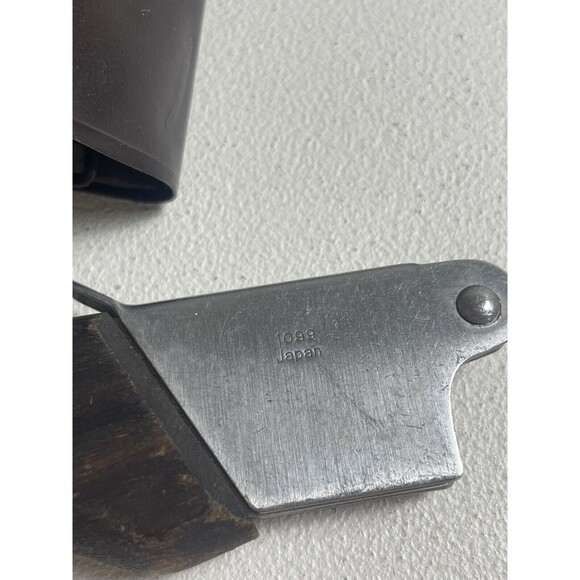 KERSHAW/KAI Blade-Trader model 1099 Wooden Handle, 6 Knives, case, papers. 1980s - Picture 8 of 9